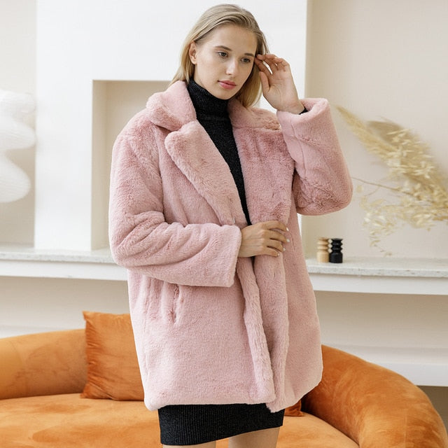 Jetje Faux Fur Winter Coat For Women, Luxurious Warmth, Ethically Made, Versatile Style
