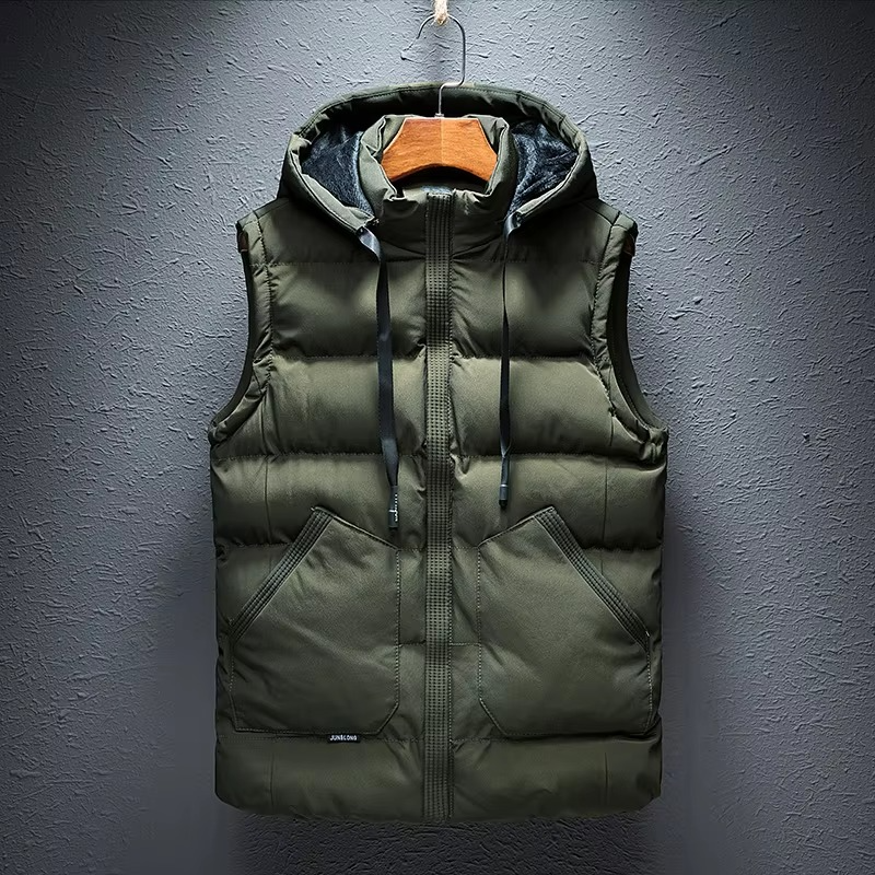 Unisex Personalized Thick Vest Customizable Warm Outerwear for All Seasons Street-Wave Apparel