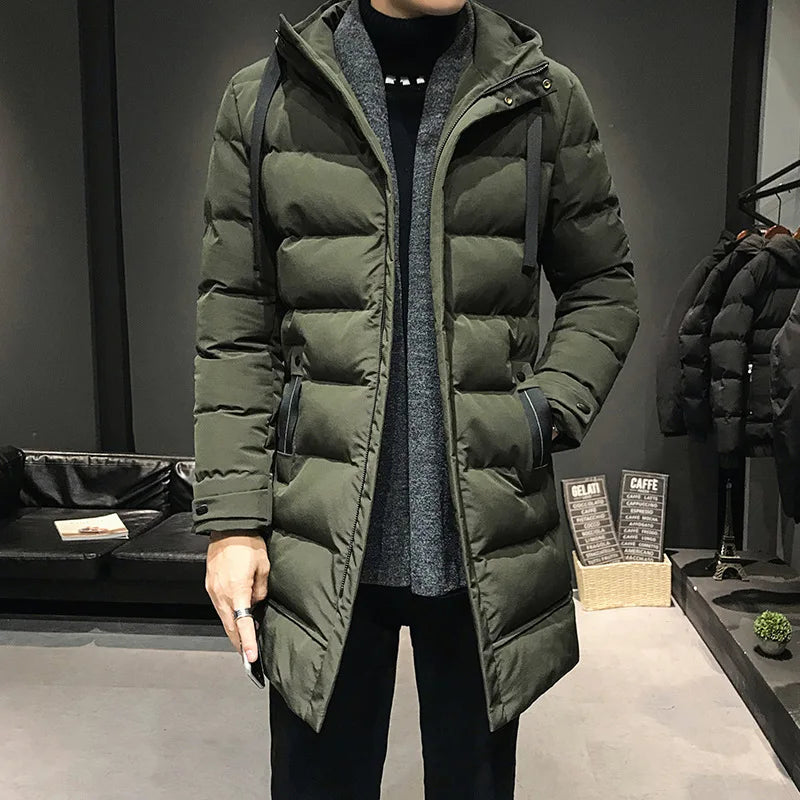 Street-wave Lightweight Puffer Jacket For Men With Zip Front Casual Urban Style And Comfort