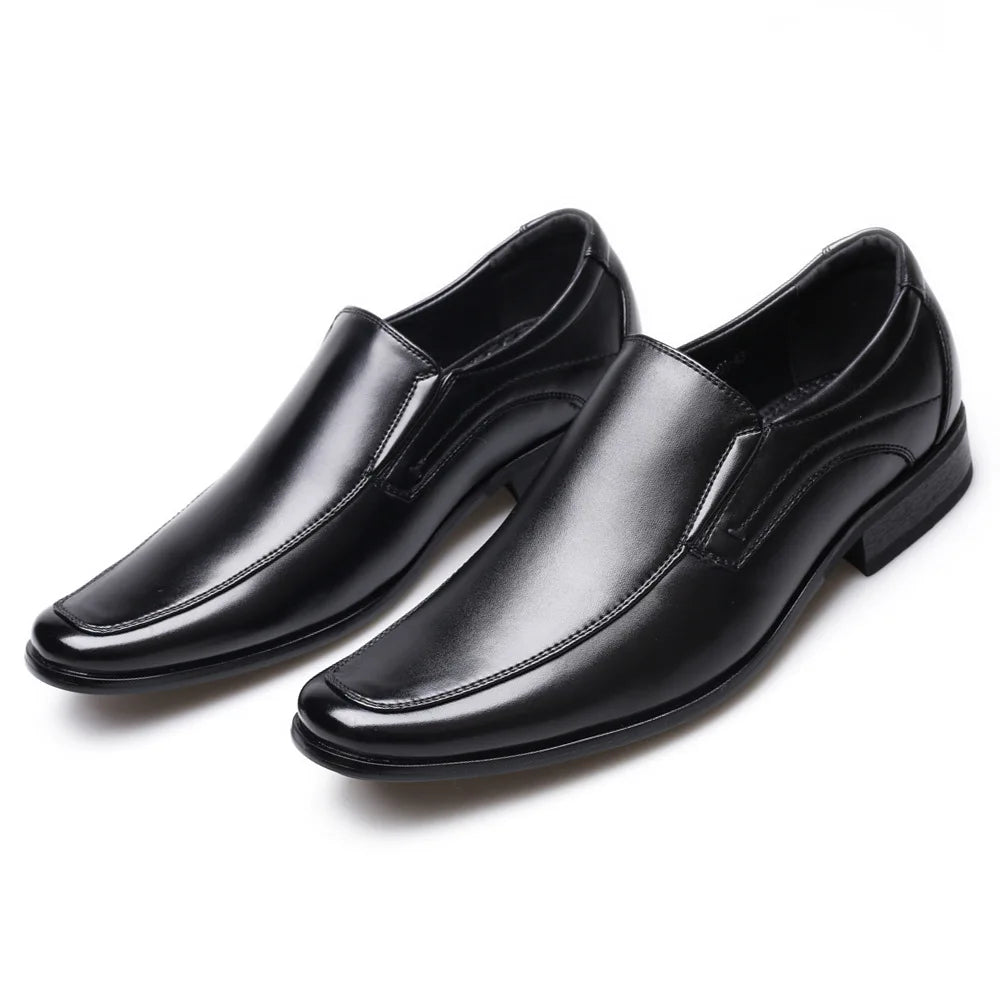 Men's Leather Oxford Shoes Street-Wave FusionFit For All-Day Comfort And Elegant Office Wear