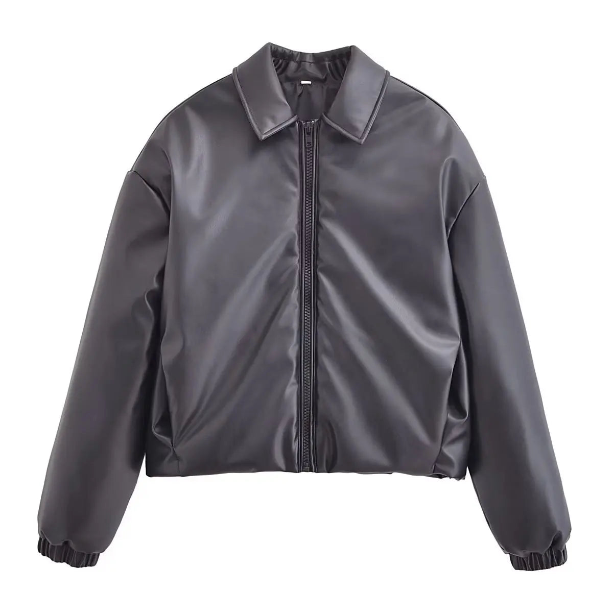 Street-Wave Bomber Jacket For Women With Satin Look Casual Chic Comfort For Everyday Outfits