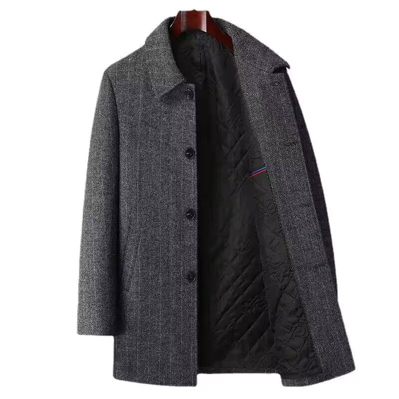 Street-wave Men Softshell Coat Warmth Quilted Lining For Winter Weather And Stylish Comfort