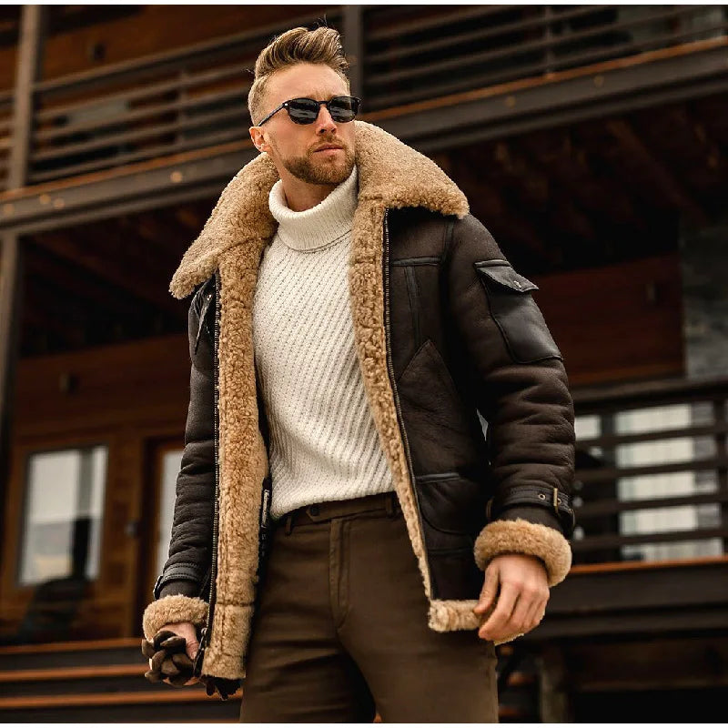 Street-wave Down Puffer Jacket With Fur Collar For Men Ultra Warmth And Style Premium Comfort