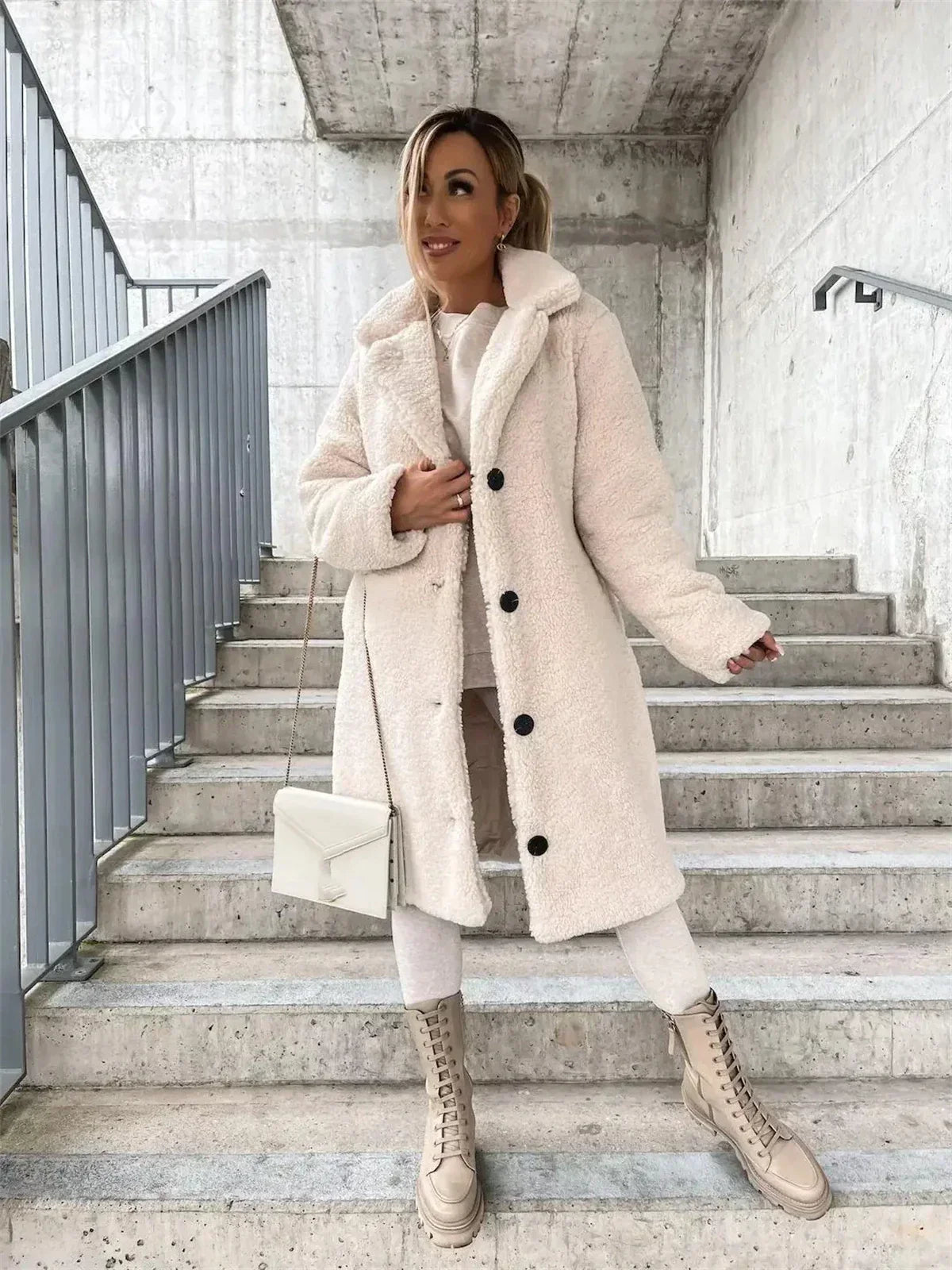 Street-wave Women's Longline Cardigan Cozy Warmth For Chic Everyday Wear All Day Comfort