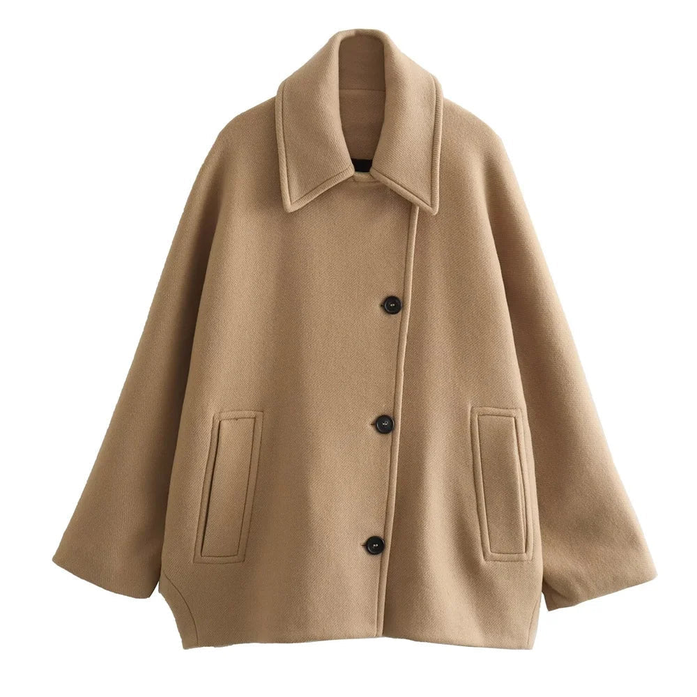 Street Wave Women Oversized Winter Vest In Trench Style For Cozy Cold Day Warmth