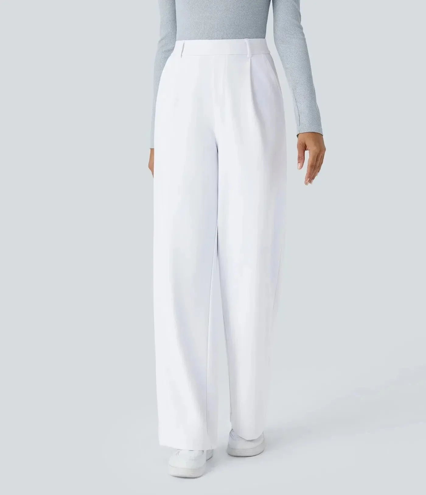 Donna Wide Leg Trousers Street-Wave For Modern Professionals Versatile