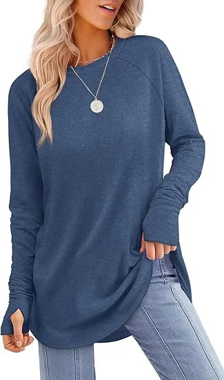 Emma Elegant Soft Cotton Tunic by Street-Wave for Women