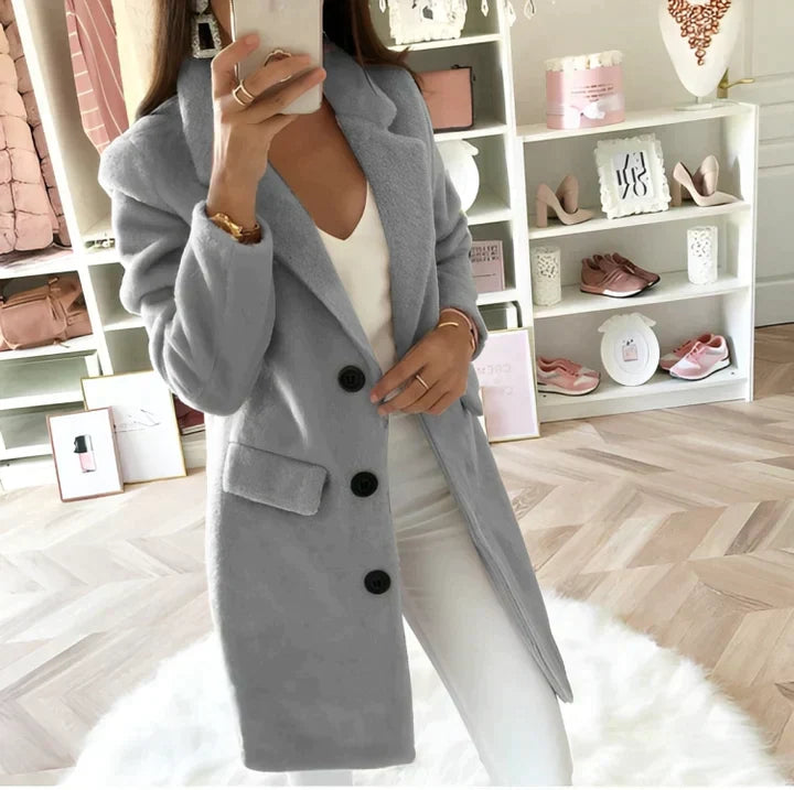 Street-Wave Women Autumn Winter Coat With Warmth And Style Timeless Chic Outerwear
