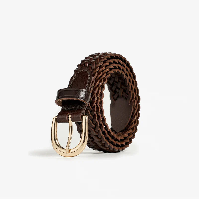 Avery Mason - Braided Genuine Leather Belt
