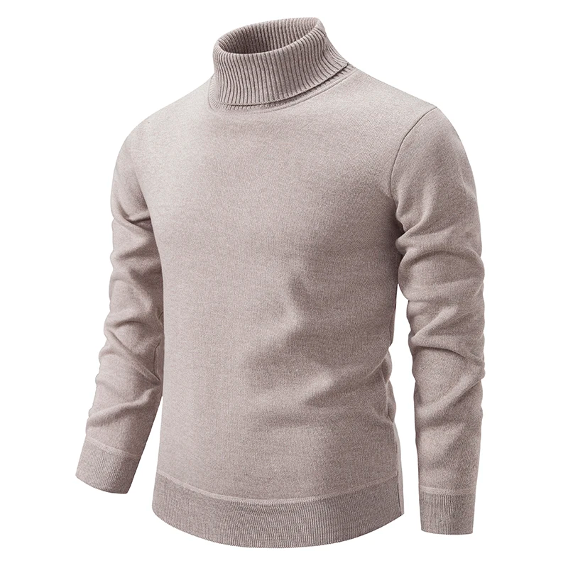 Streetwave Mens Wool Turtleneck Sweater Soft Comfort Warm Classic Knit All Season Essential Wardrobe Staple