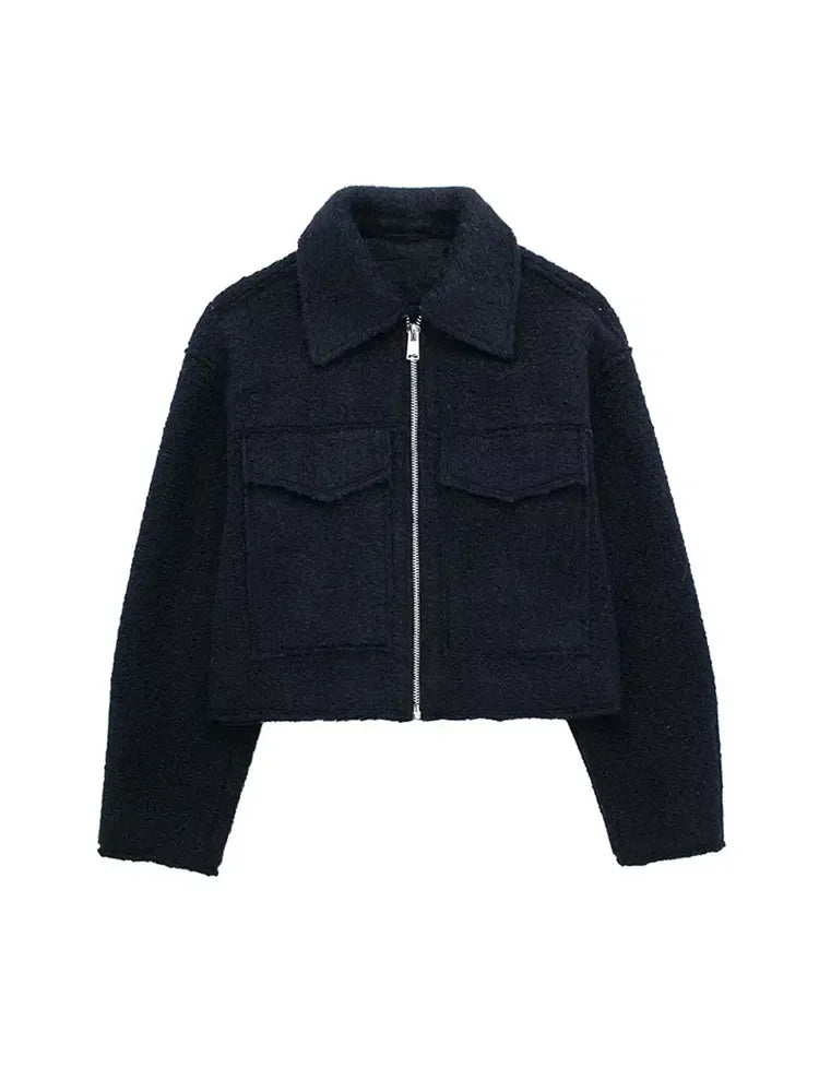 Streetwave Cropped Bomber Jacket For Women With Bold Design And Durable Fabric And All Day Comfort