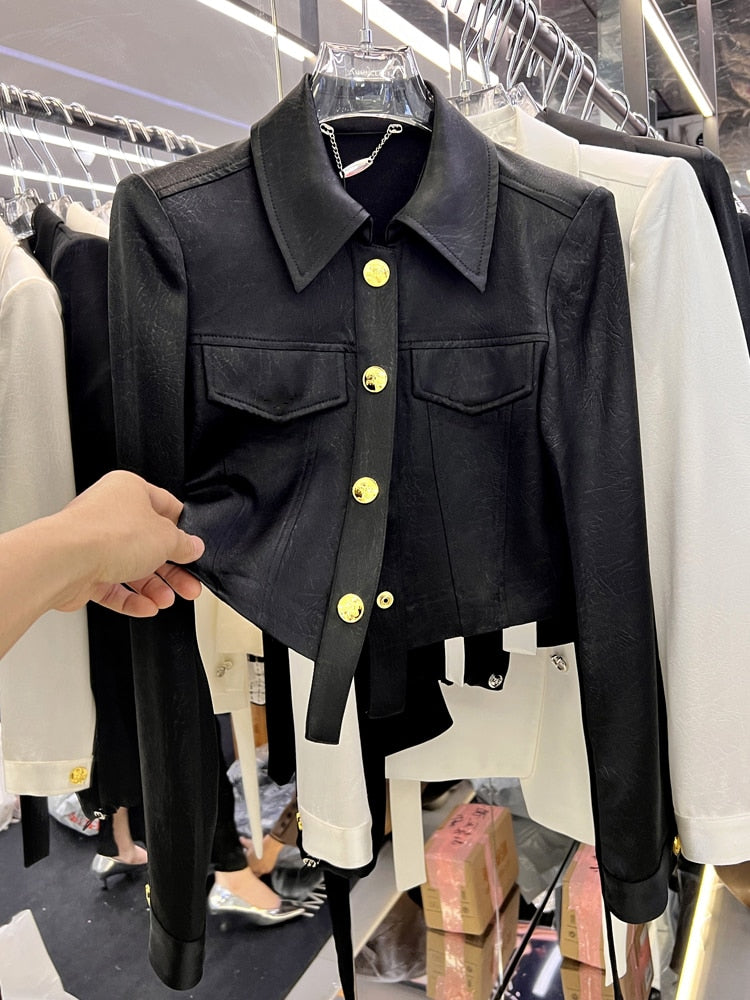 Crop Jacket Street Wave Dont Wanna Keep Secrets for Women