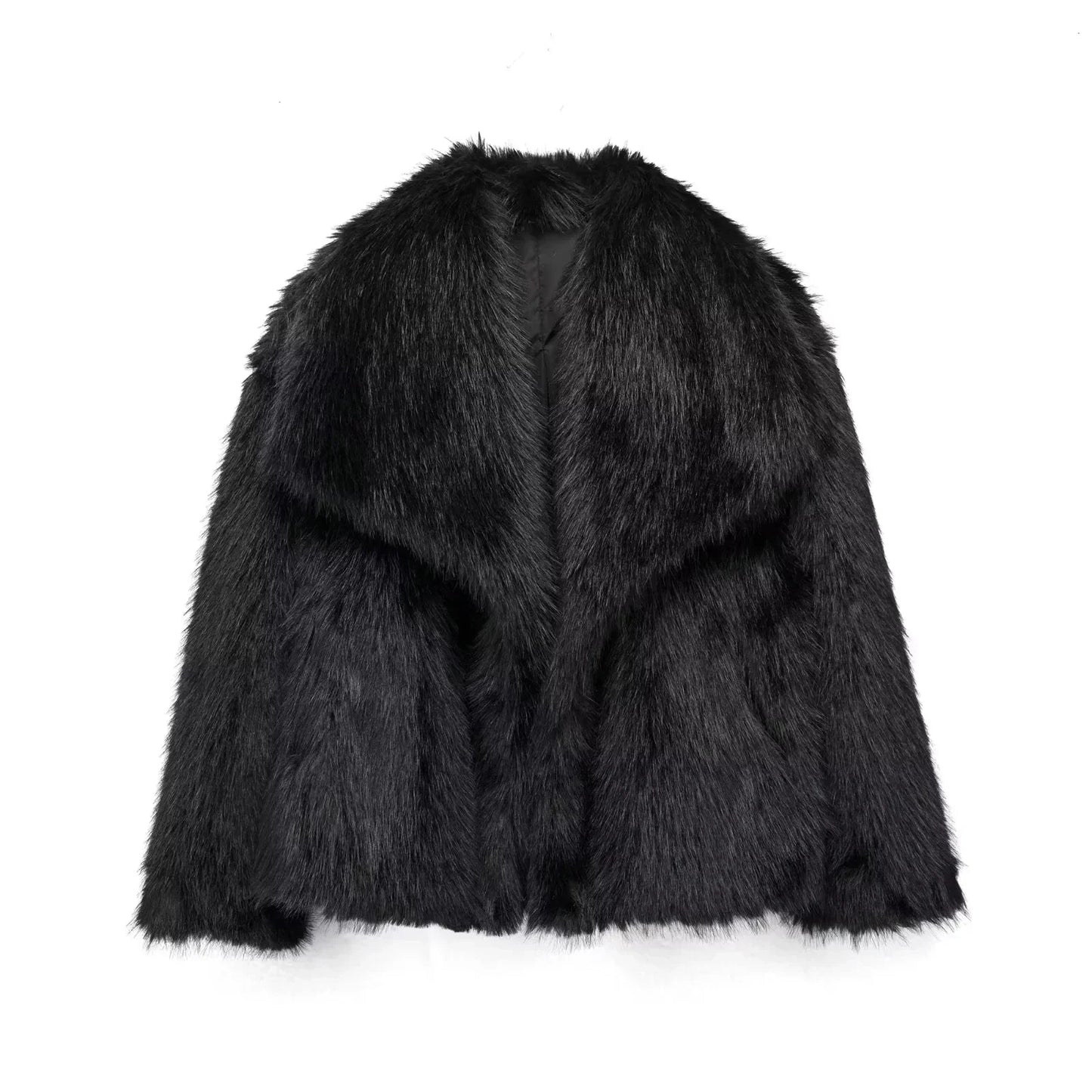 Street-Wave Are My Dawn Faux Fur Jacket For Women Cozy Comfort And Trendy Urban Style