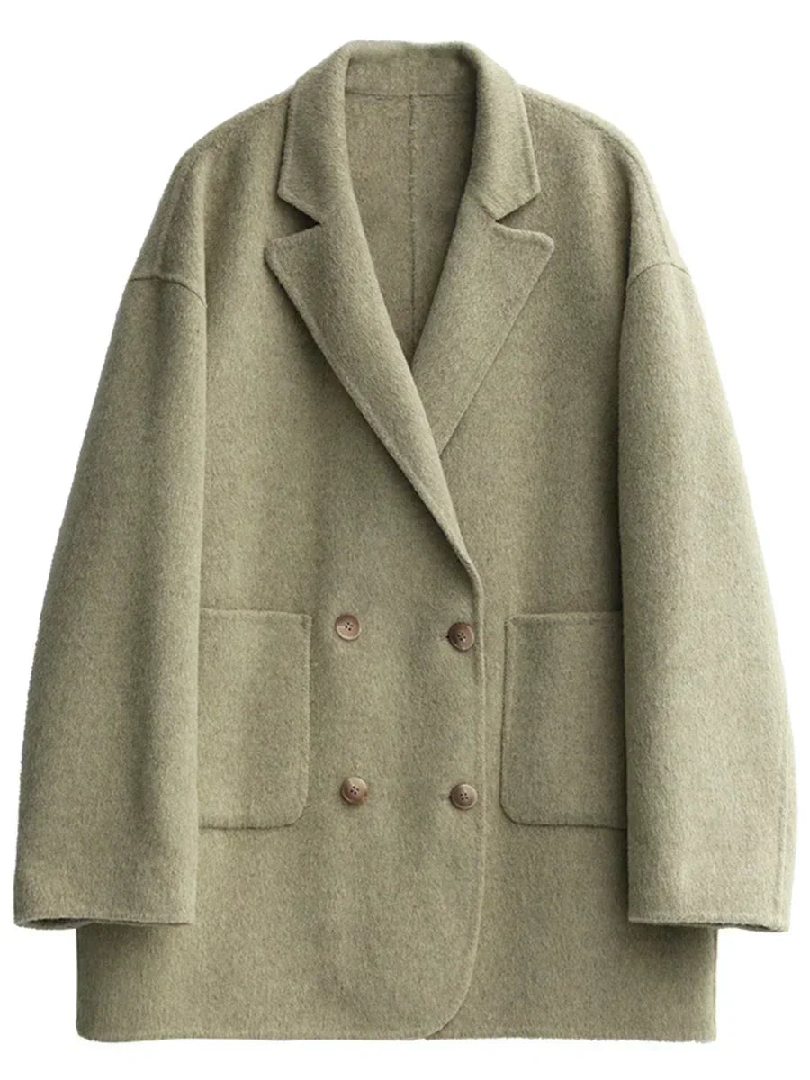 Street-Wave Wool Coat For Women Aurora Reversible Design Versatile Warmth Luxe Fit