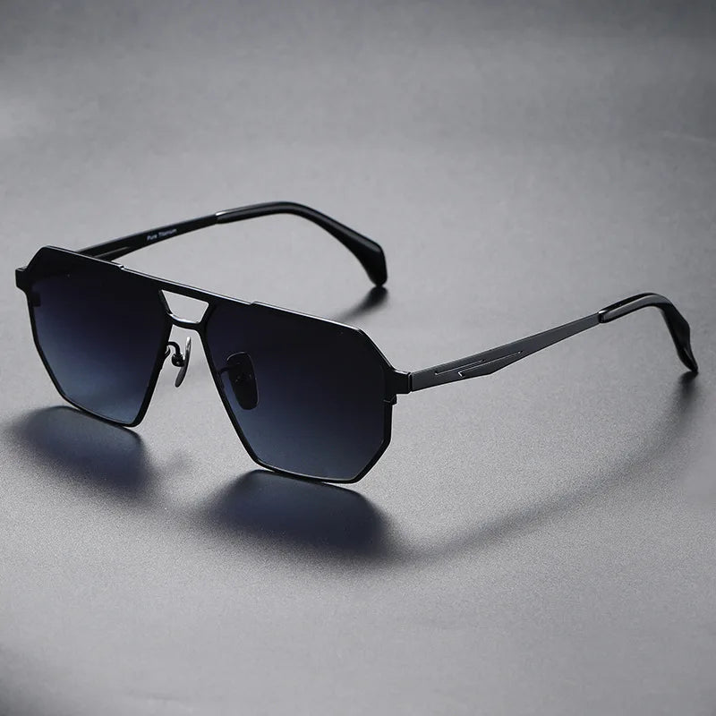 Street-Wave Cyber Era Titanium Sunglasses With Polarized Lenses Ultra Lightweight Unbreakable Frames