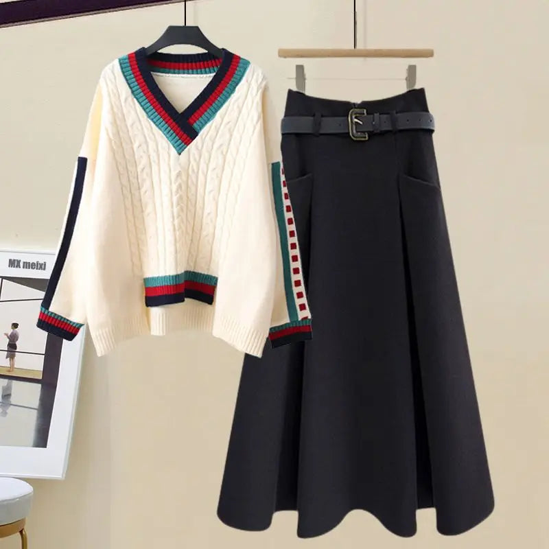 Street Wave Womens Belted Midi Skirt Elegant A Line Design For Timeless Comfort Wardrobe Essential
