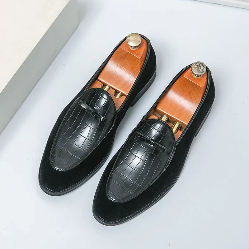 Street-Wave Prestige Classic Leather Loafers For Men Timeless Formal Shoes With Premium Comfort