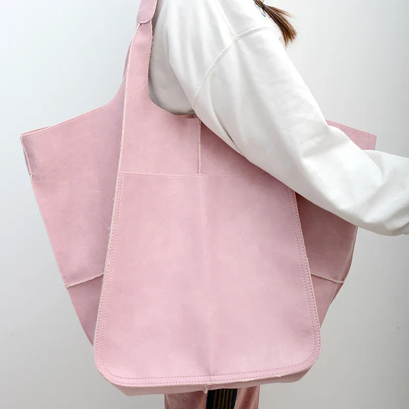 Street-Wave Arlo Rove Carryall Tote Bag - Supremely Spacious Leather Tote With Deep Side Pockets