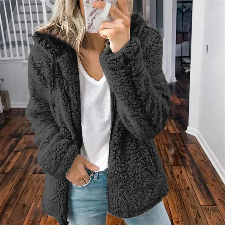 Street Wave Winter Jacket For Women Warm Cozy Fuzzy Exterior Water Repellent All Weather Comfort