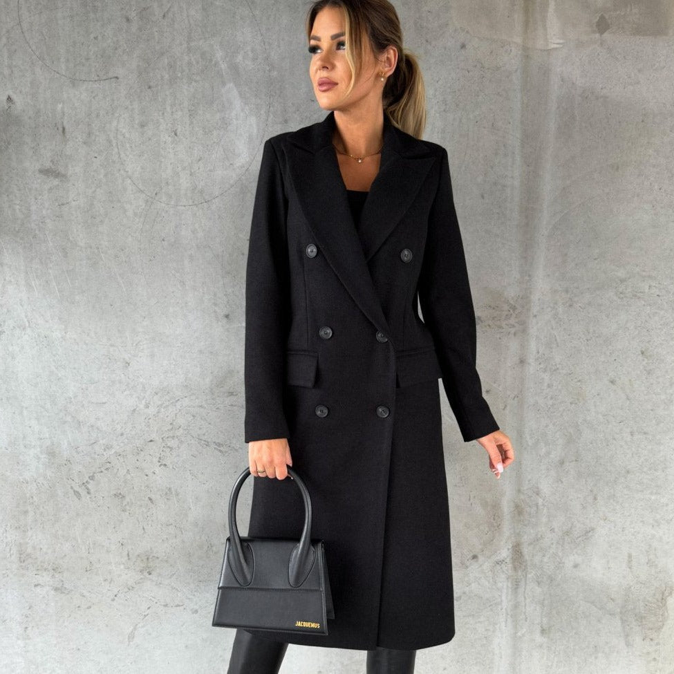 Street-wave Warm Coat For Women Luxurious Materials Cozy Comfort Elegant Winter Style