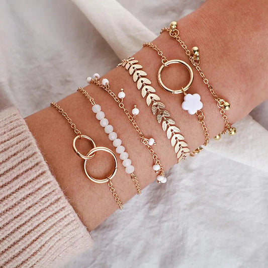 Joan - Layered Bracelet Set - Street-Wave