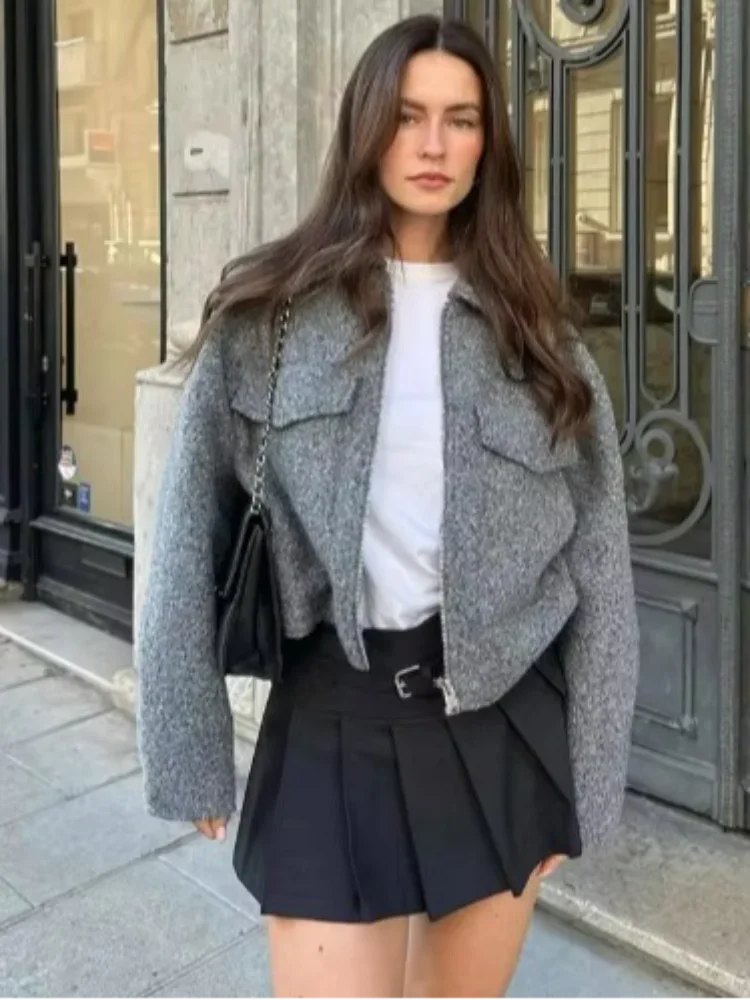 Streetwave Cropped Bomber Jacket For Women With Bold Design And Durable Fabric And All Day Comfort