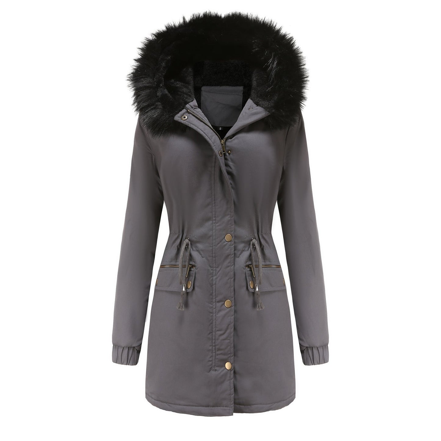 Streetwave Womens Parka With Fur Trim Hood Chic Warm Winter Coat For Women AllWeather