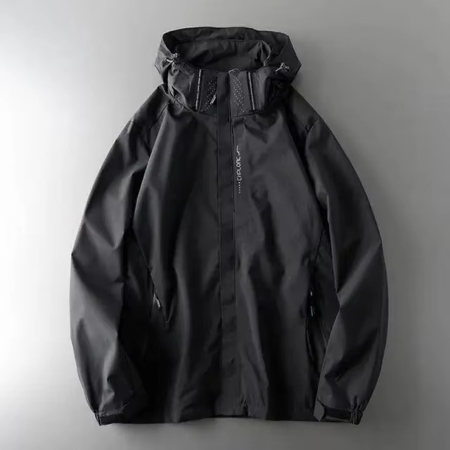 Street-Wave Men's Lightweight Waterproof Windbreaker Jacket for Outdoor Sports and Activities
