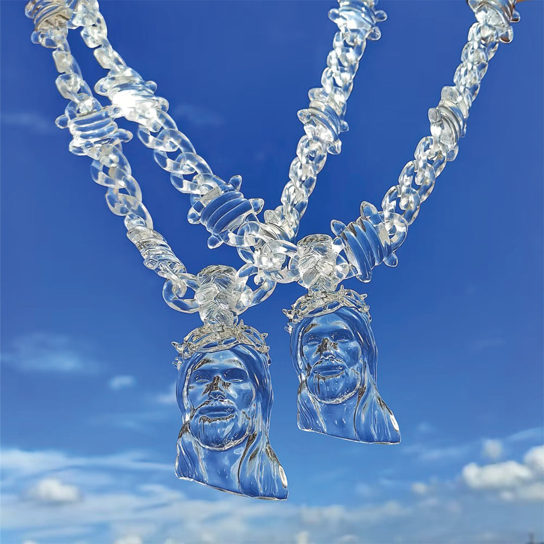 Crystal Clear Jesus Piece