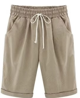 Women's High Waist Casual Harem Capris Pants