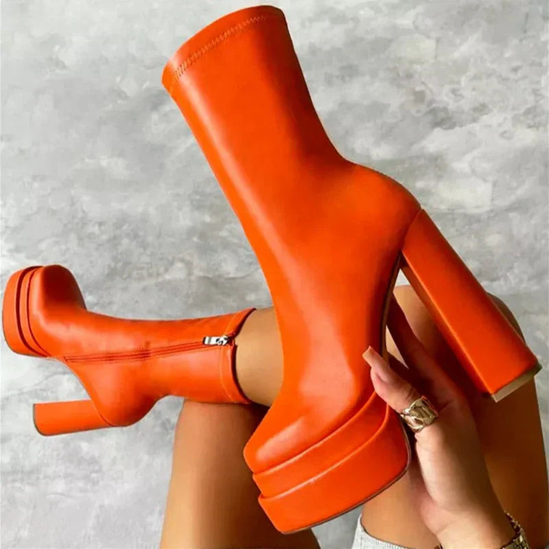 Street Wave Ankle Boots For Women Chic Comfort And Elegant Everyday Style Ideal For Work And Play