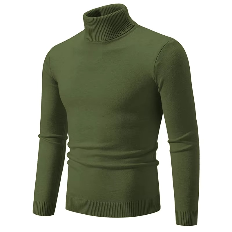 Street-Wave Men's Thick Knit Winter Turtleneck Sweater Warm Slim Fit Pullover Casual Everyday