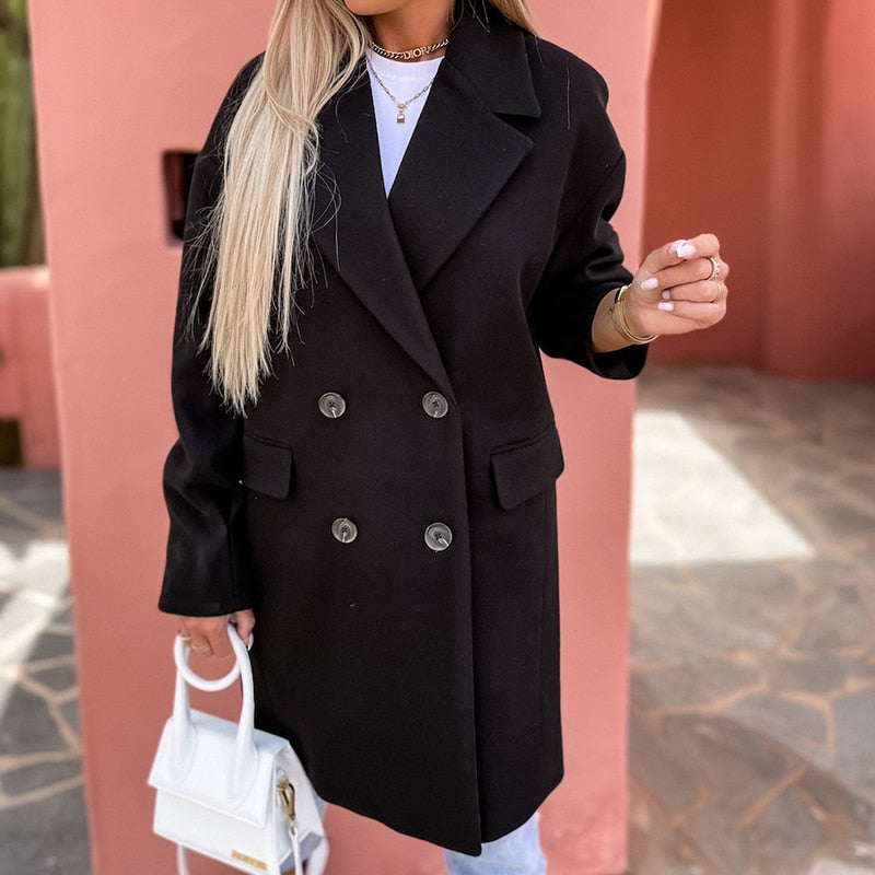 Street-Wave Cotton Jacket For Women Versatile Everyday Layer With Soft Comfort Modern Coat