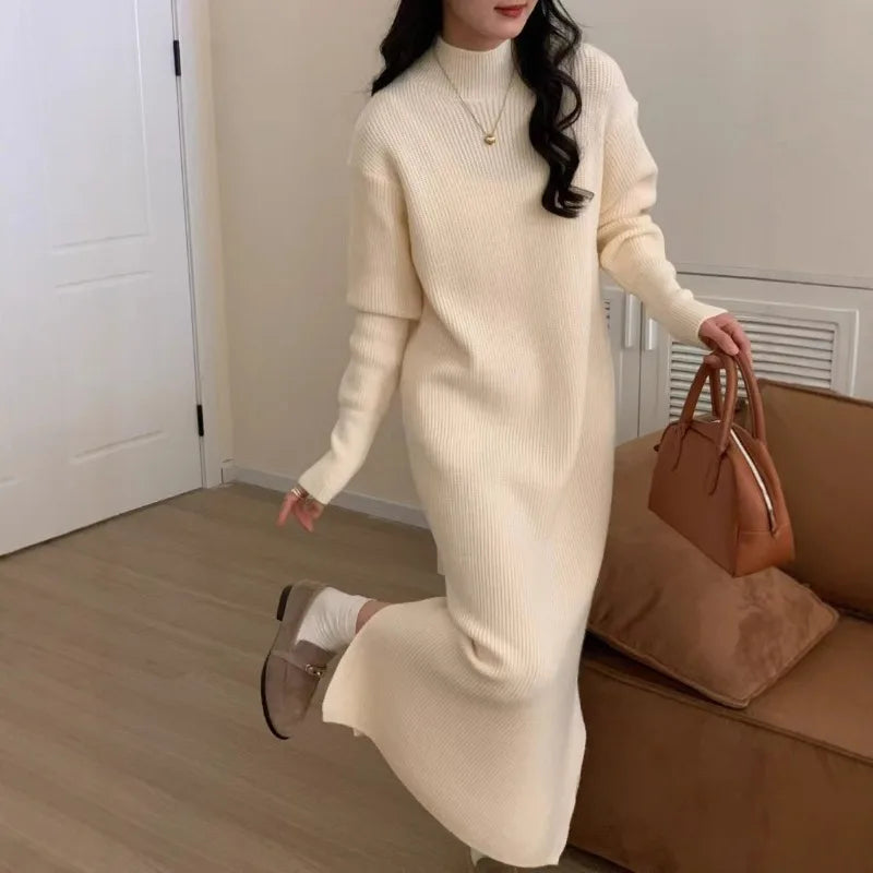 Street-Wave Mila Cozy Sweater Dress For Women Warm And Effortless Style