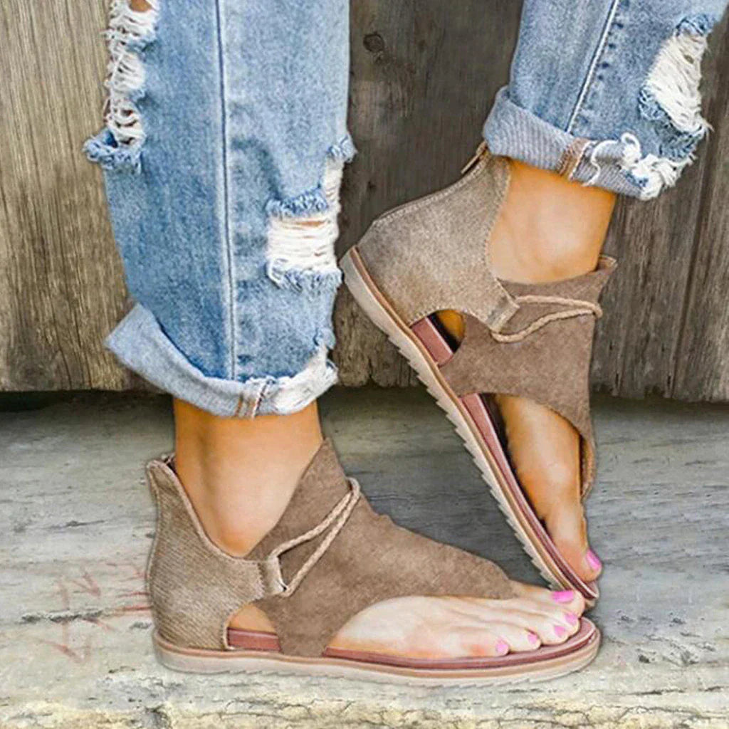 Orthopedic EVA Sandals For Women By Street-Wave Cushioned Flat Footbed Comfort All Day