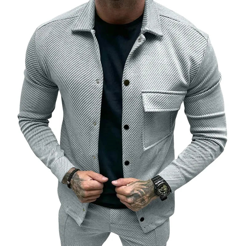 Streetwave Lightweight Shirt Jacket For Men With Modern Comfort And Versatile Everyday Wear