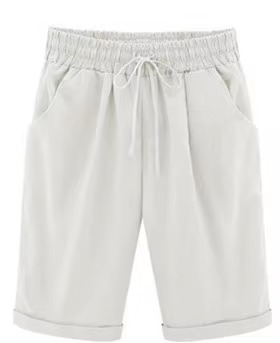 Women's High Waist Casual Harem Capris Pants
