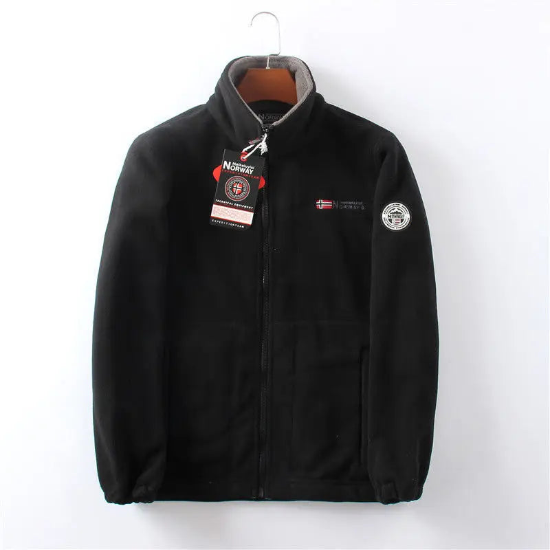 Street-Wave Men Fleece Jacket Winter Warmth And Nordic Outdoor Style For Adventurers