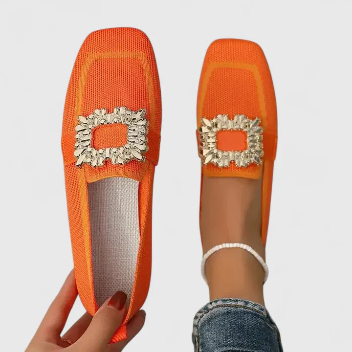 Women's Loafers with Slip-On Design and Supportive Sole