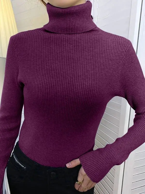 Street Wave Ribbed Knit Pullover Unisex Essential for Timeless Comfort and Effortless Style