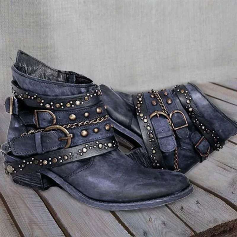 Streetwave Orthopedic Womens Boots All Day Comfort With Arch Support Stylish Studded