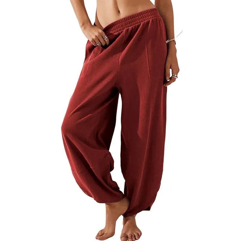 Street Wave Sophia Wide Leg Trousers Lightweight Breathable Unisex Comfort