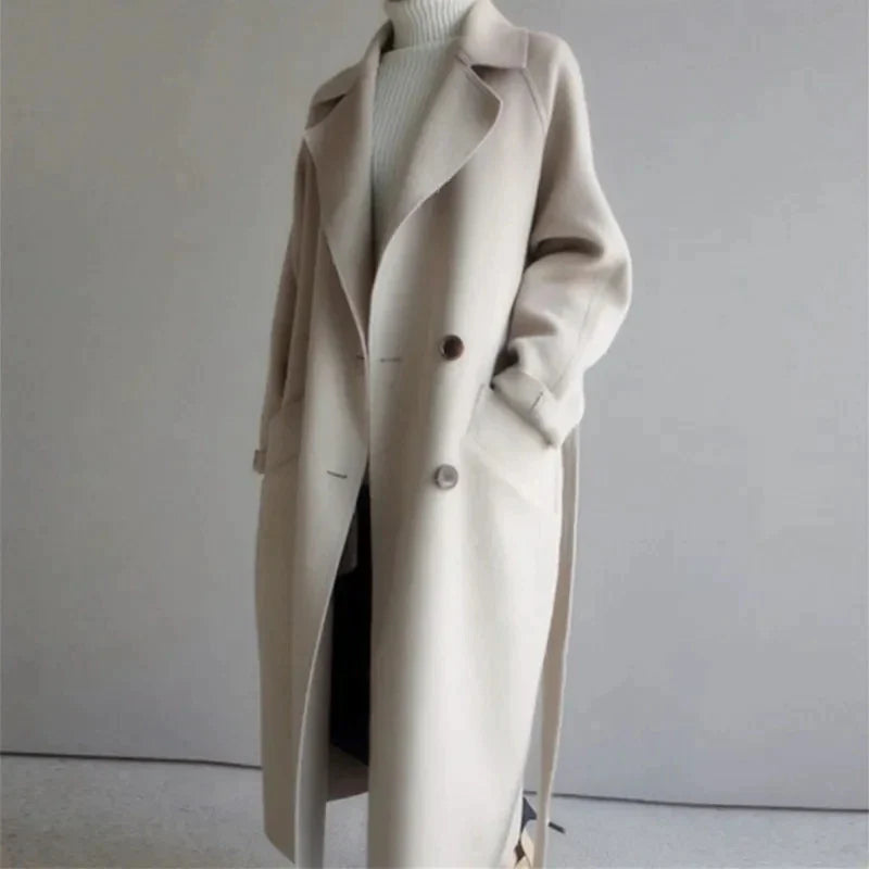 Street-wave Elegant Winter Coat For Women Warm Polyester Outerwear Premium Comfort And Style