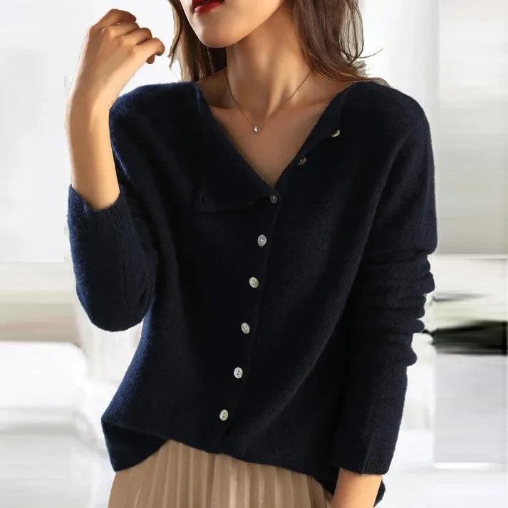 Street-wave Womens Cozy Knit Cardigan For Effortless Chic Comfort In Premium Soft Fabric