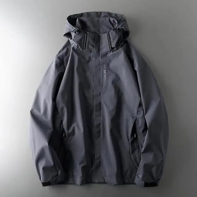 Street-Wave Men's Lightweight Waterproof Windbreaker Jacket for Outdoor Sports and Activities