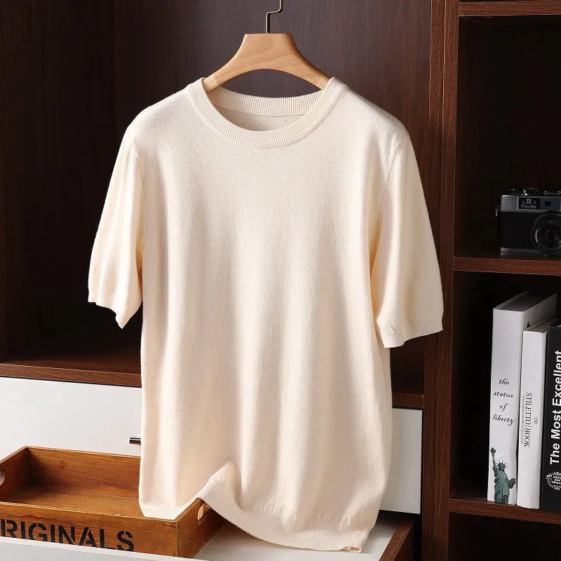 Street-Wave Cashmere Knitted Shirt Ultra Soft Luxury Knit Top In Premium Cashmere For All Seasons