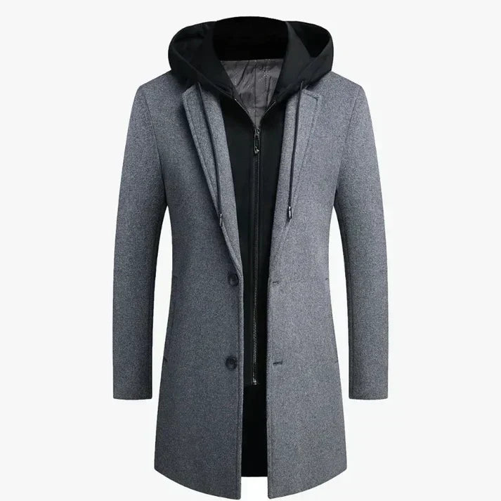 Street-wave Two-in-One Winter Coat For Men Timeless Style Warm Comfort And Versatile Wear