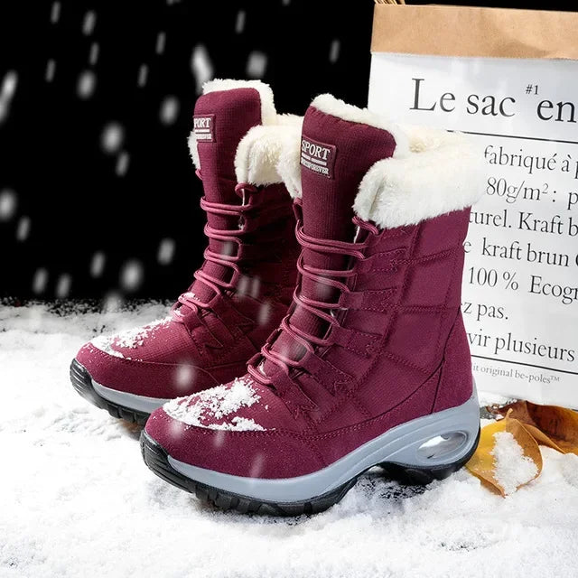Street Wave Snow Boots For Women Warmth And Traction