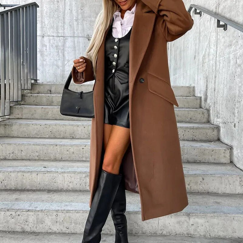 Street Wave Classic Womens Coat For Timeless Warmth And Elegant Everyday Power Dressing