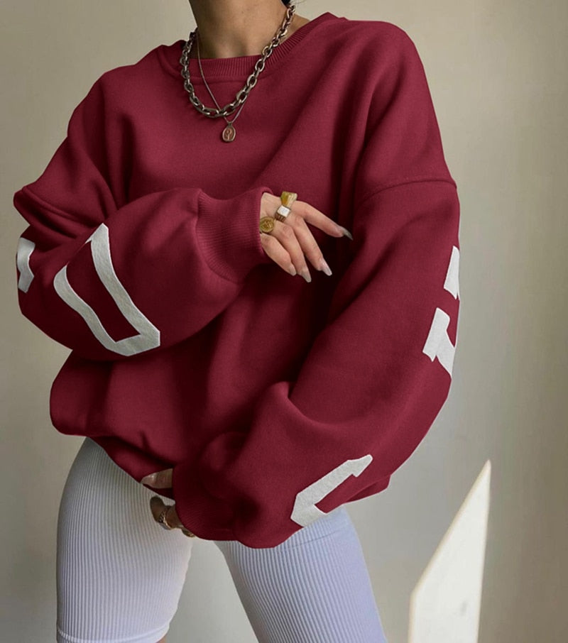 Mildred Cozy Long Sleeve Pullover By Streetwave For Women Everyday Comfort And Warmth